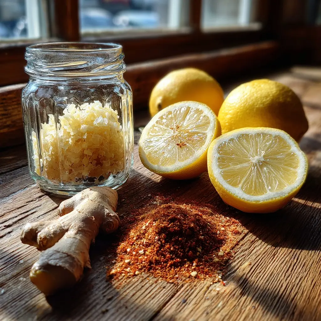 Ginger trick recipe with lemon and cayenne for weight loss