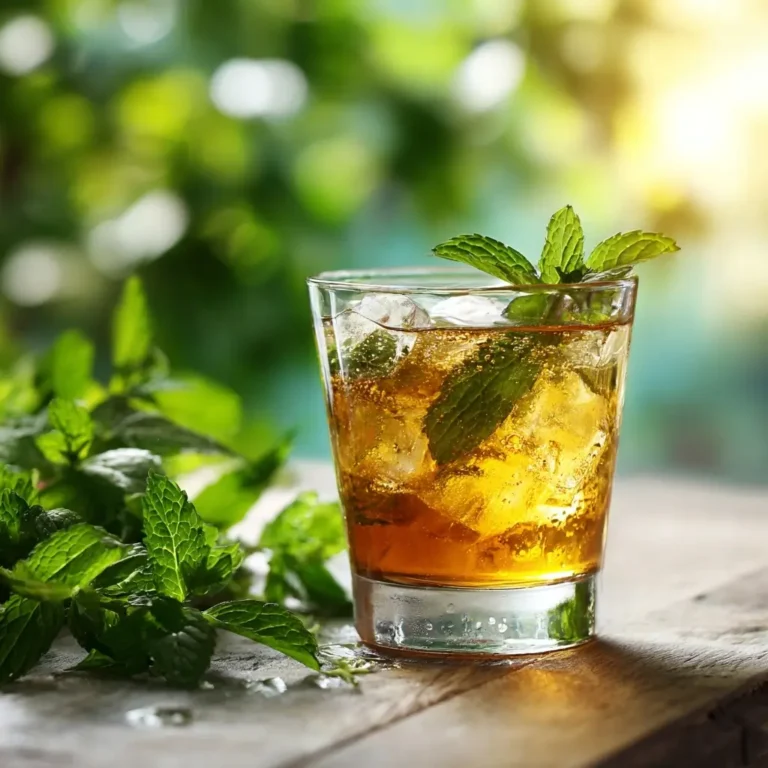 iced green tea drink recipe variation