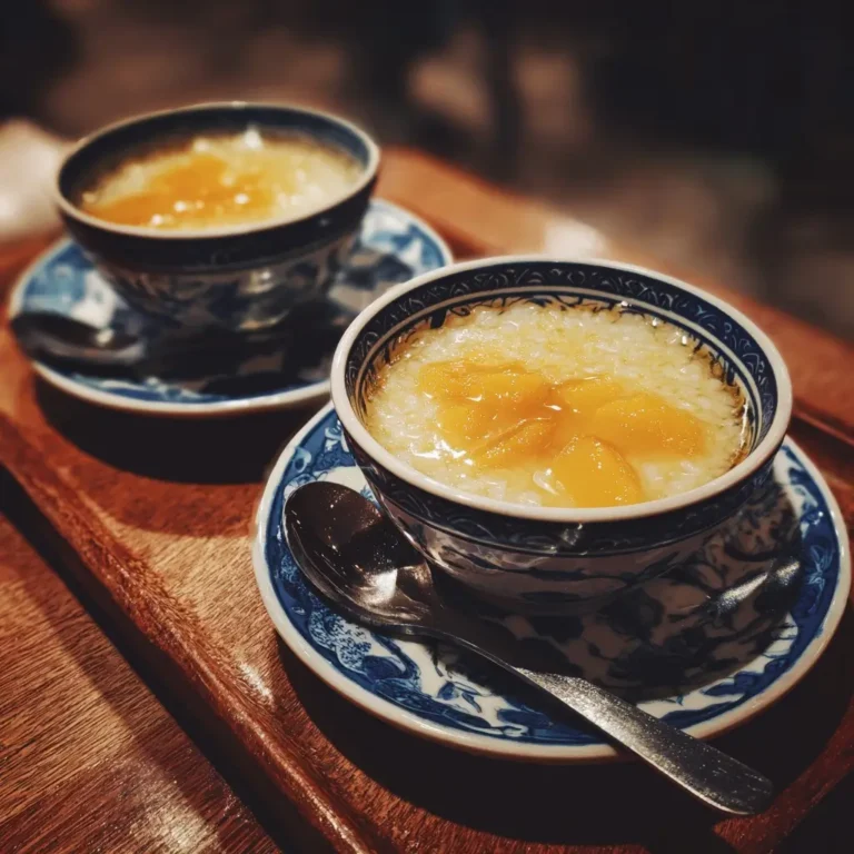 traditional mango pomelo sago in Hong Kong bowl