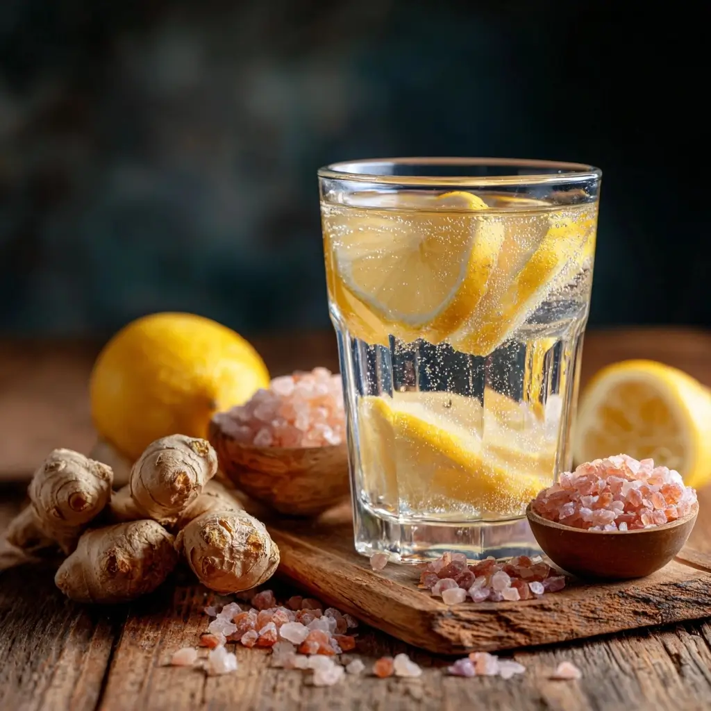 Natural Mounjaro recipe detox drink on table