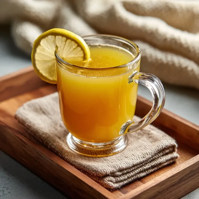 Served Turmeric Detox Drink
