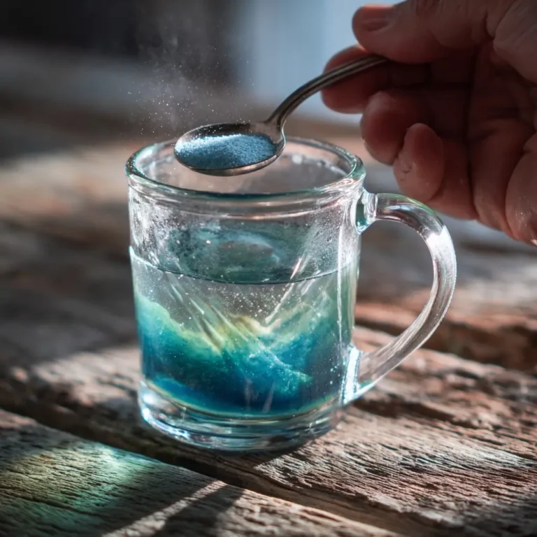 How to make blue salt trick recipe