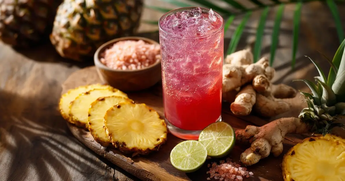Brazilian ZepBound (Tropical Twist) detox drink with tropical ingredients