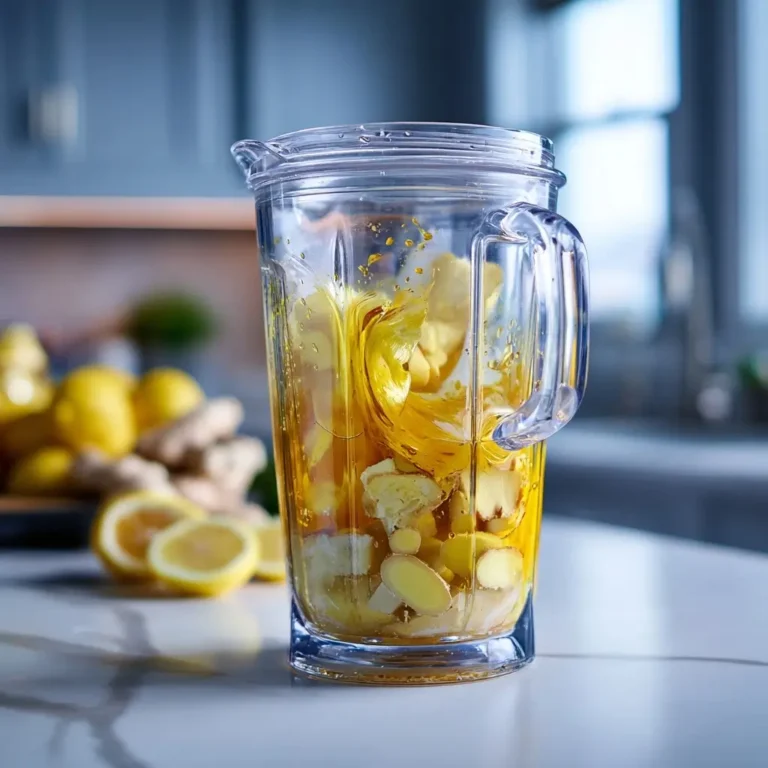 lemon-olive-oil-elixir-blending-step Lemon Olive Oil Elixir being blended