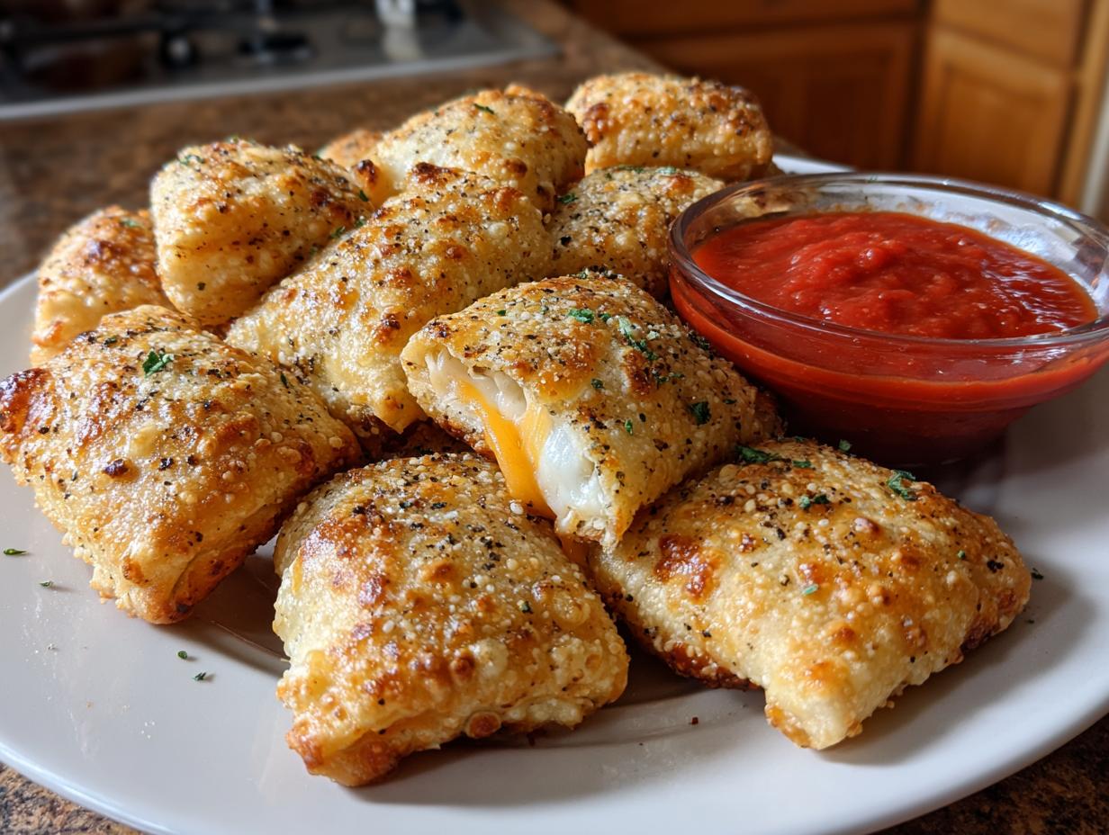 Crispy Air Fryer Pizza Rolls in Under 15 Mins