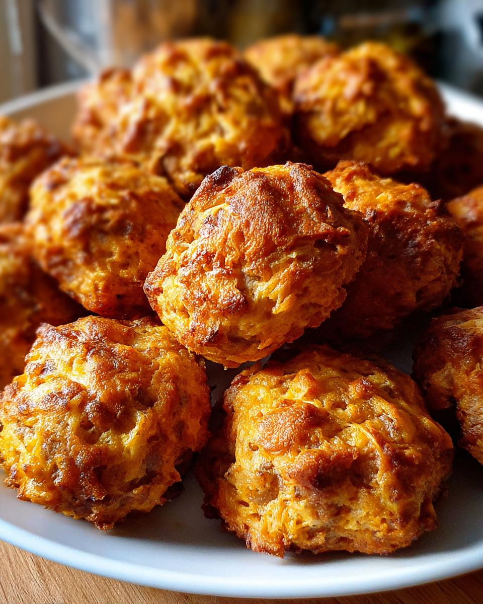 Bisquick sausage balls - detail 1