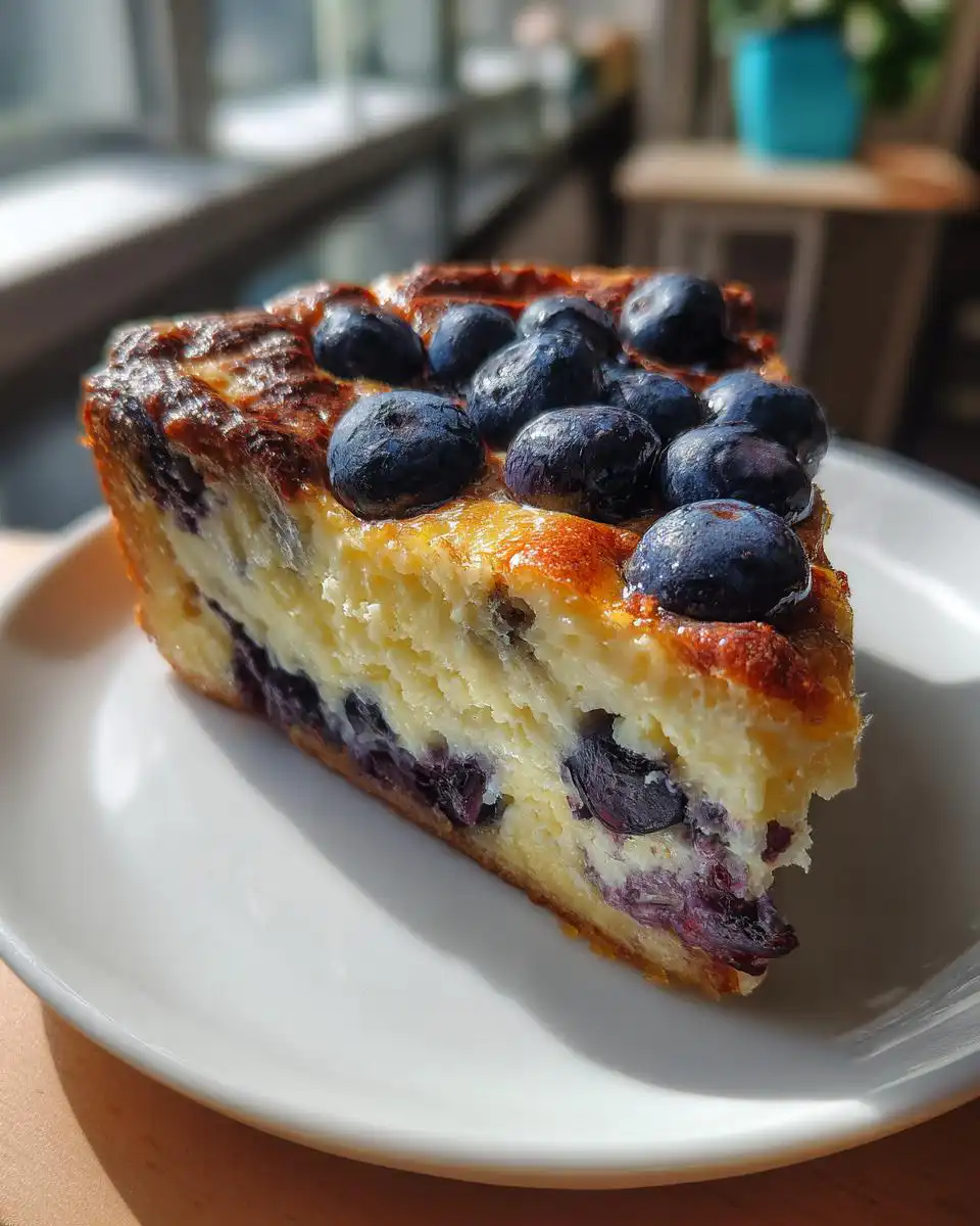 Blueberry Cottage Cheese Breakfast Bake - detail 1