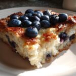 Blueberry Cottage Cheese Breakfast Bake