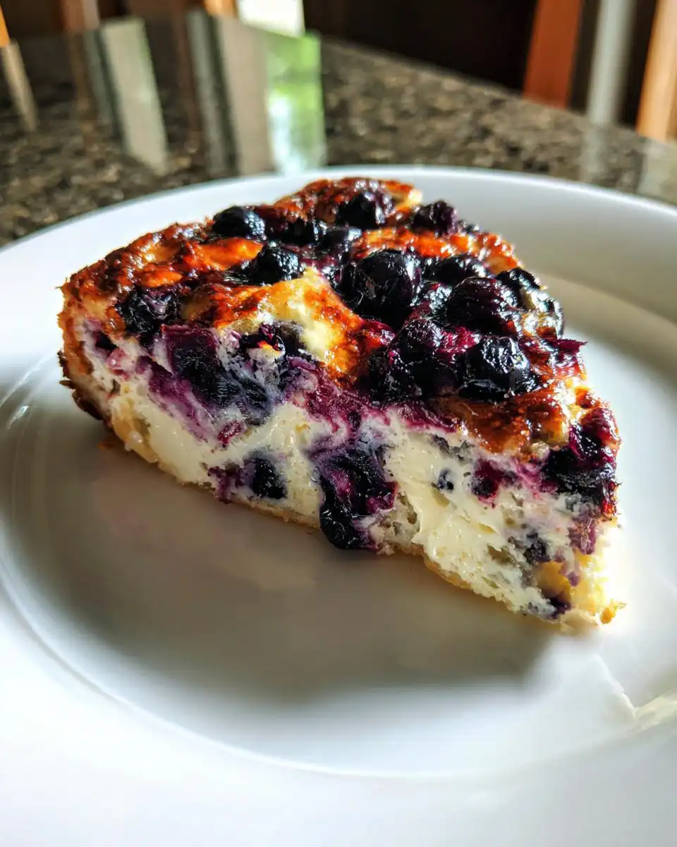 Blueberry Cottage Cheese Breakfast Bake - detail 2