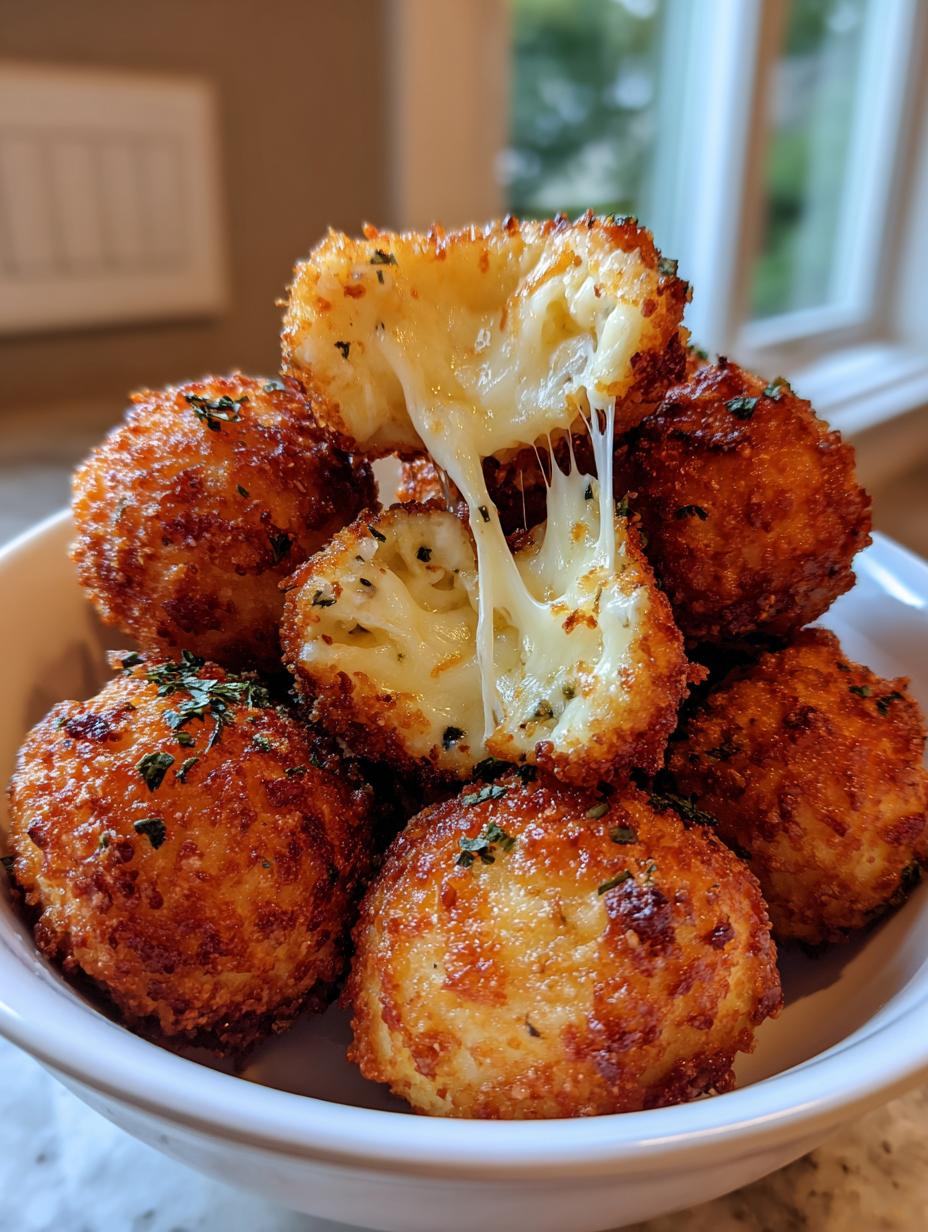 CRISPY Air Fryer Cheese Balls - detail 1