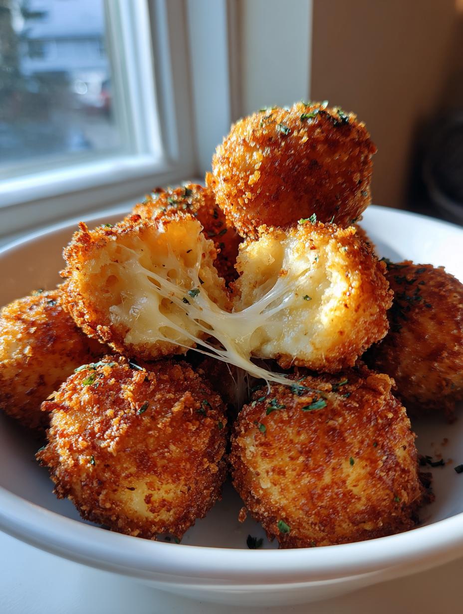 CRISPY Air Fryer Cheese Balls - detail 2