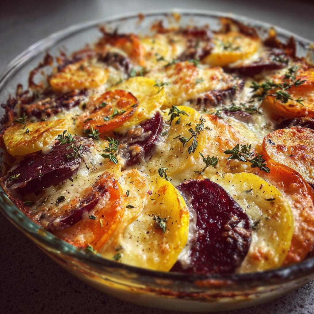 Cheesy Root Vegetable Gratin - detail 1