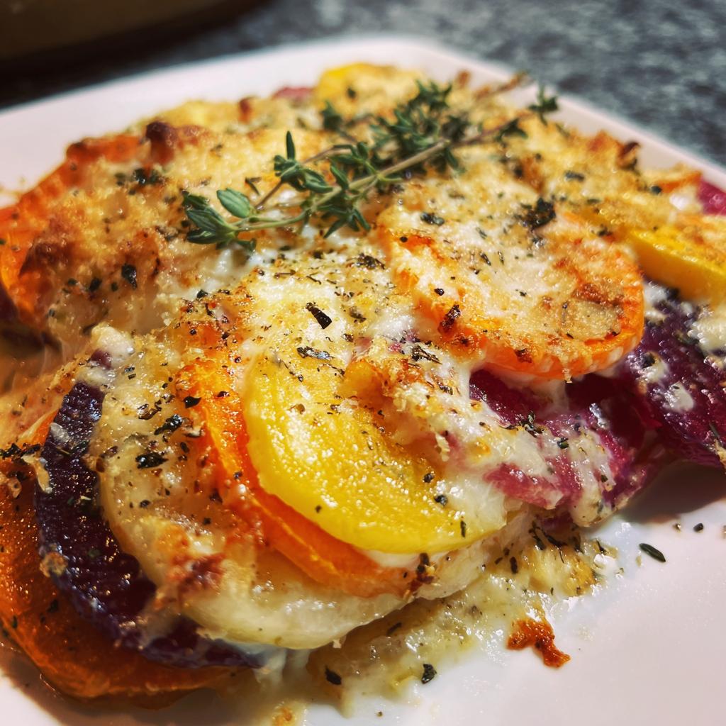 Cheesy Root Vegetable Gratin - detail 2