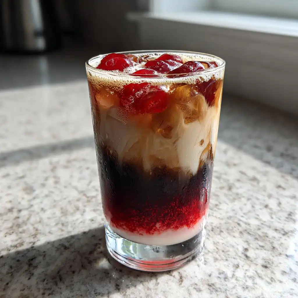 Cherry Vanilla Iced Latte - detail 1