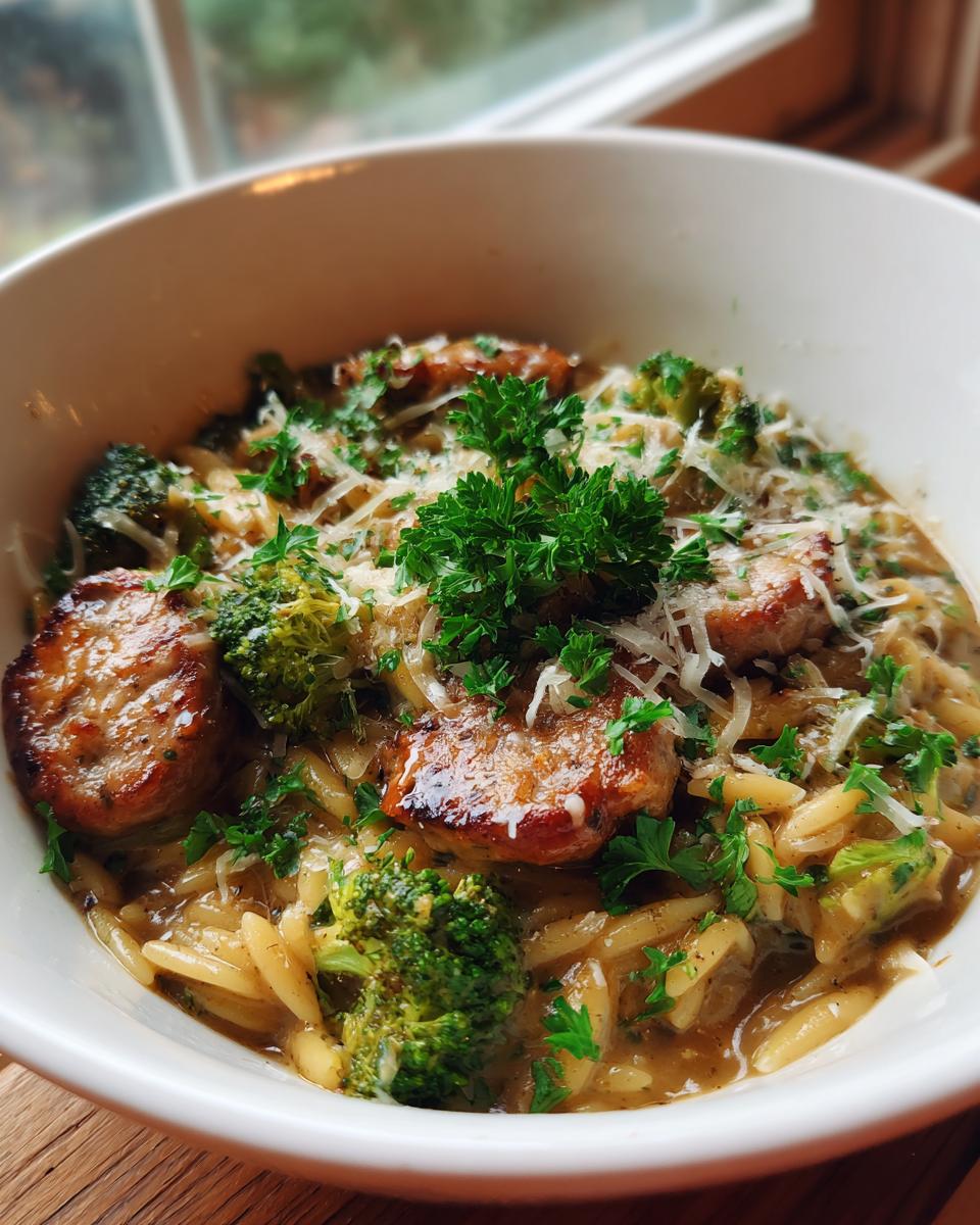 Chicken Sausage and Broccoli Orzo - detail 1