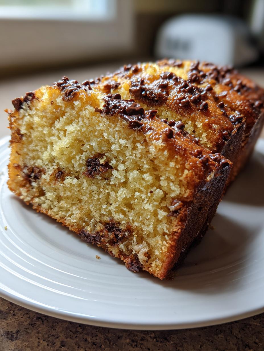 Chocolate Chip Pound Cake - detail 2