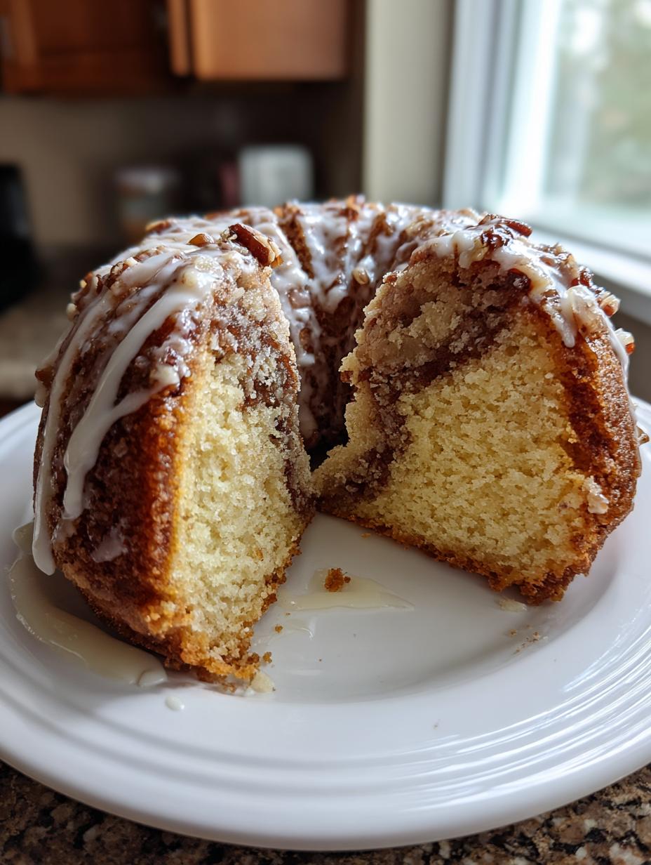 Cinnamon Roll Bundt Cake - detail 2