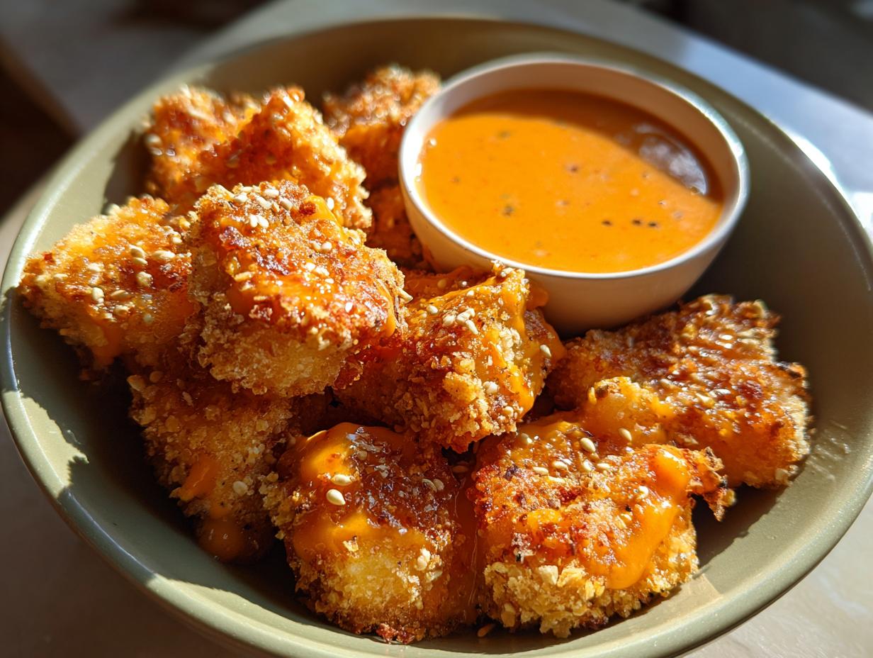 Crispy Bang Bang Salmon Bites