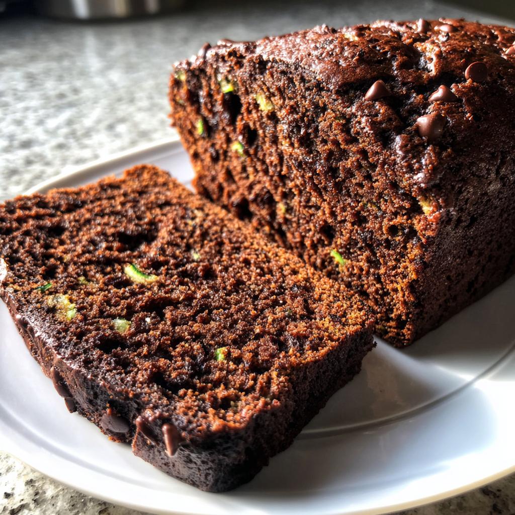 Double Chocolate Zucchini Bread - detail 2