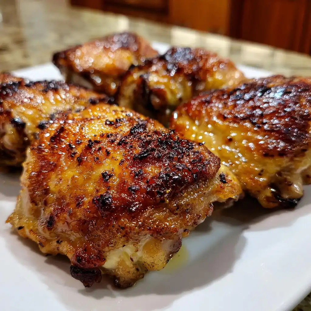 Easy Creamy Oven Baked Chicken Thighs Recipe - detail 3