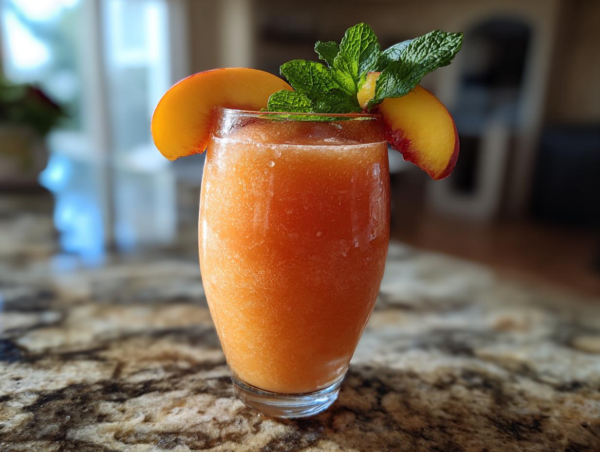 Perfect Frozen Peach Lemonade Recipe