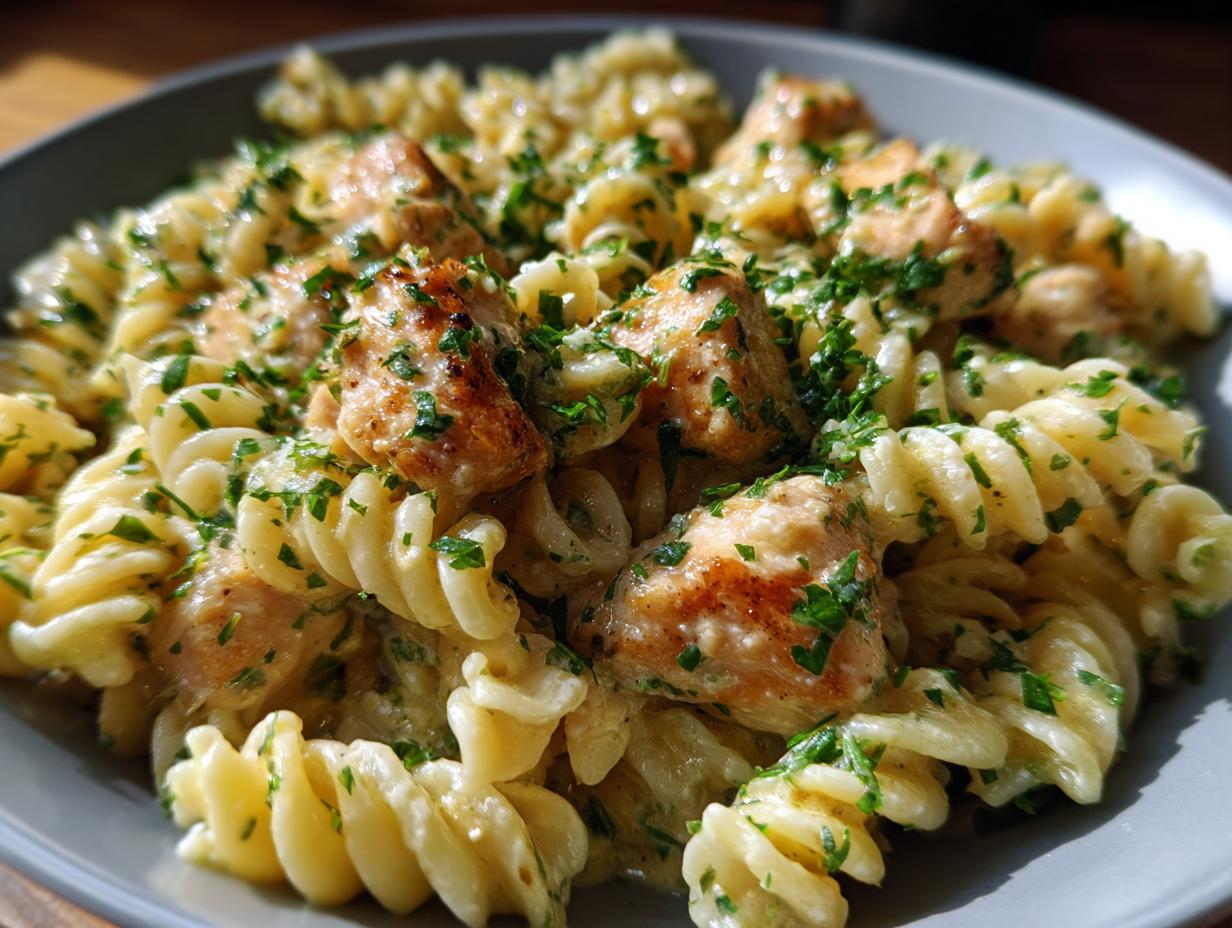 Amazingly Quick 30-Min Garlic Parmesan Chicken Pasta