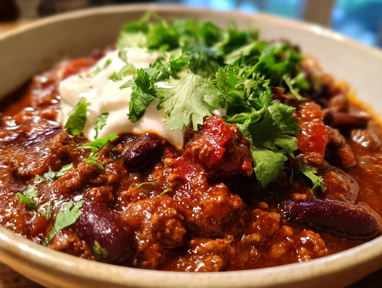 Ground Beef Stovetop Chili