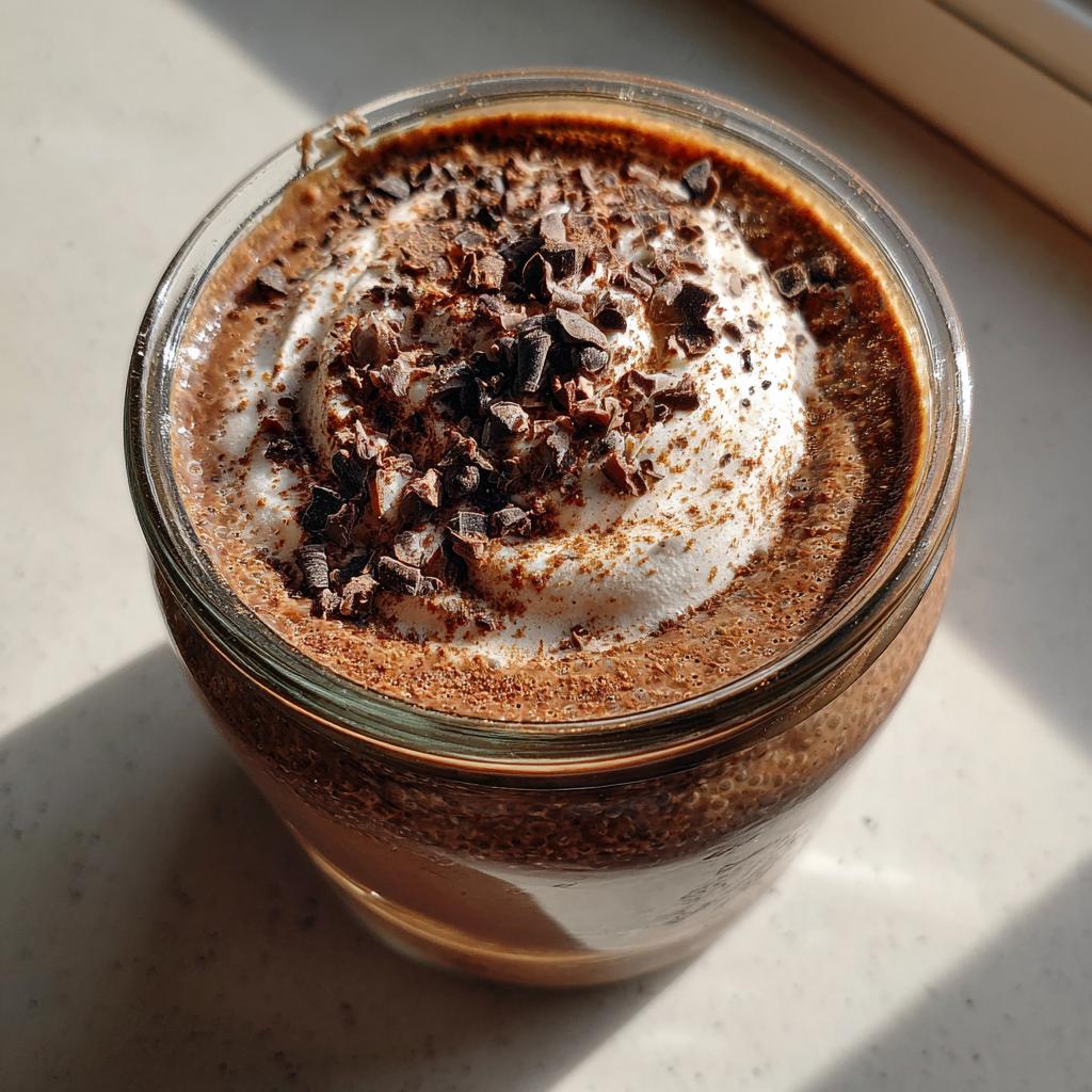 High Protein Chocolate Chia Pudding - detail 1