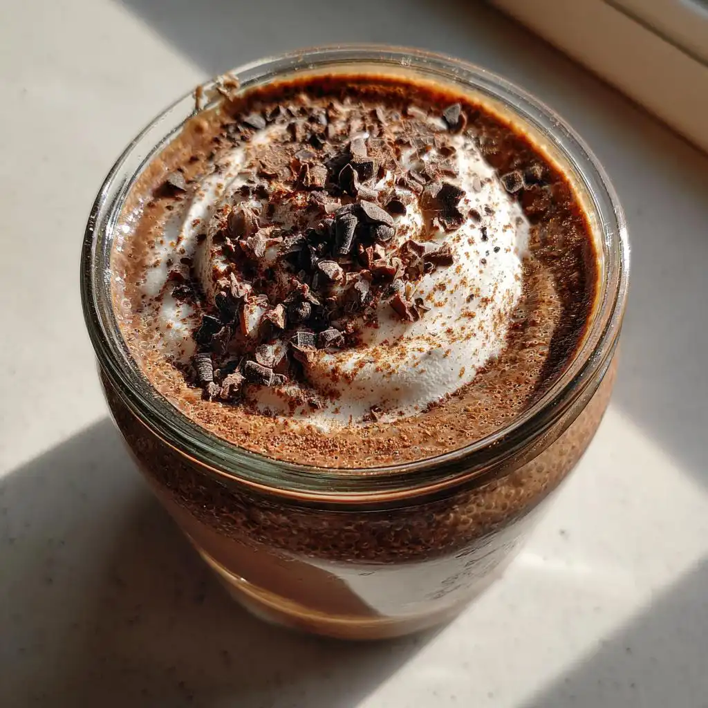 High Protein Chocolate Chia Pudding - detail 1