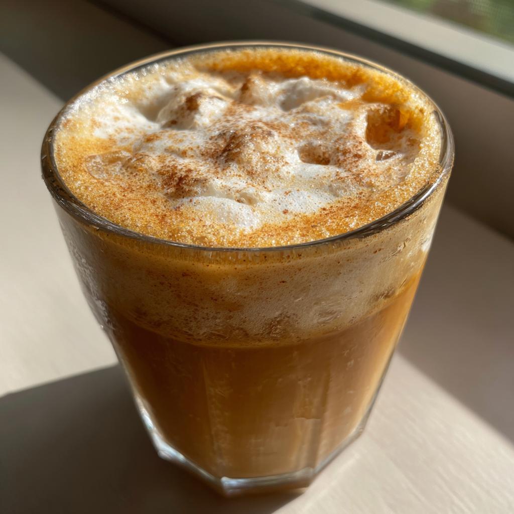 Iced Pumpkin Cream Chai Tea Latte - detail 1