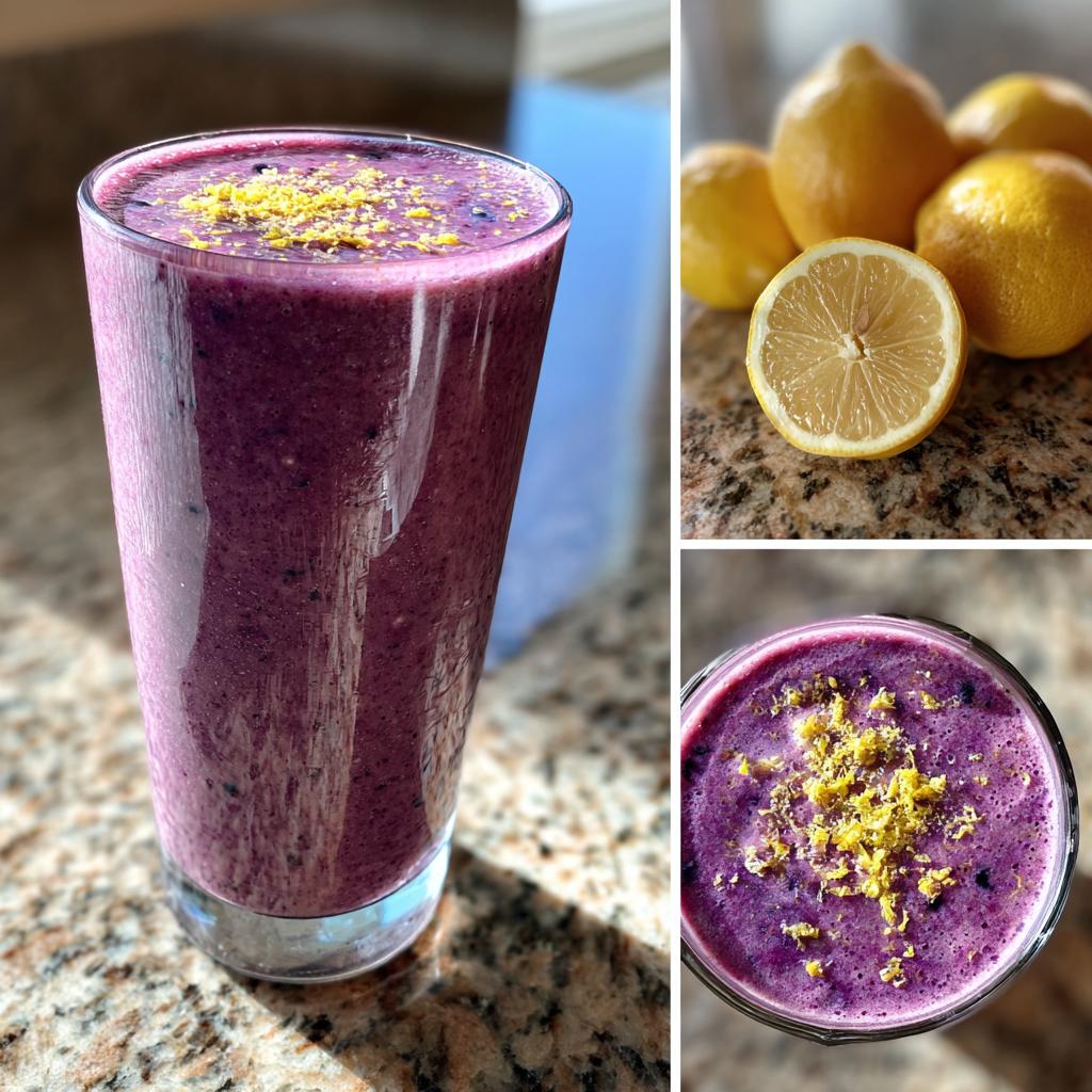 Lemon Blueberry Smoothie - detail 2