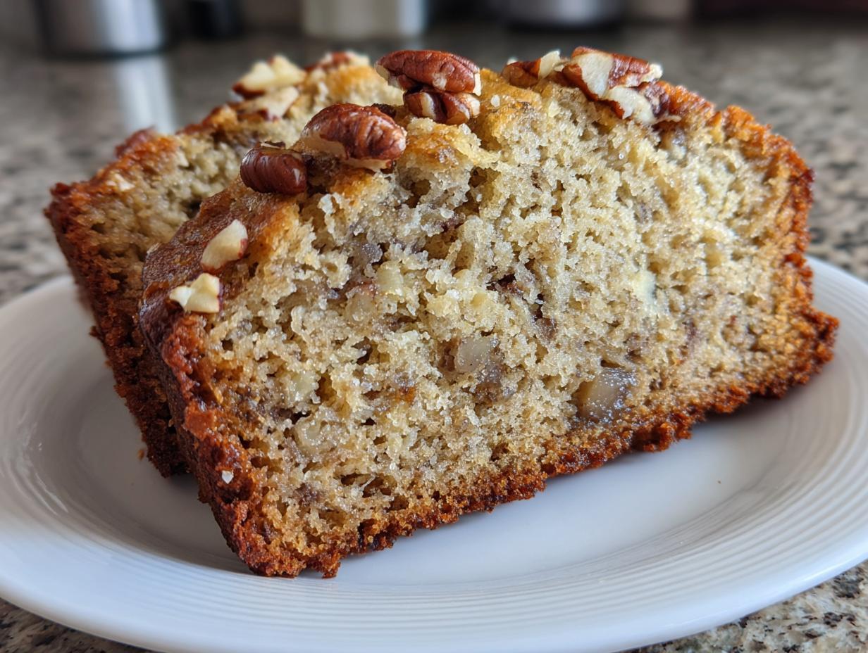 Moist Banana Bread with Sour Cream