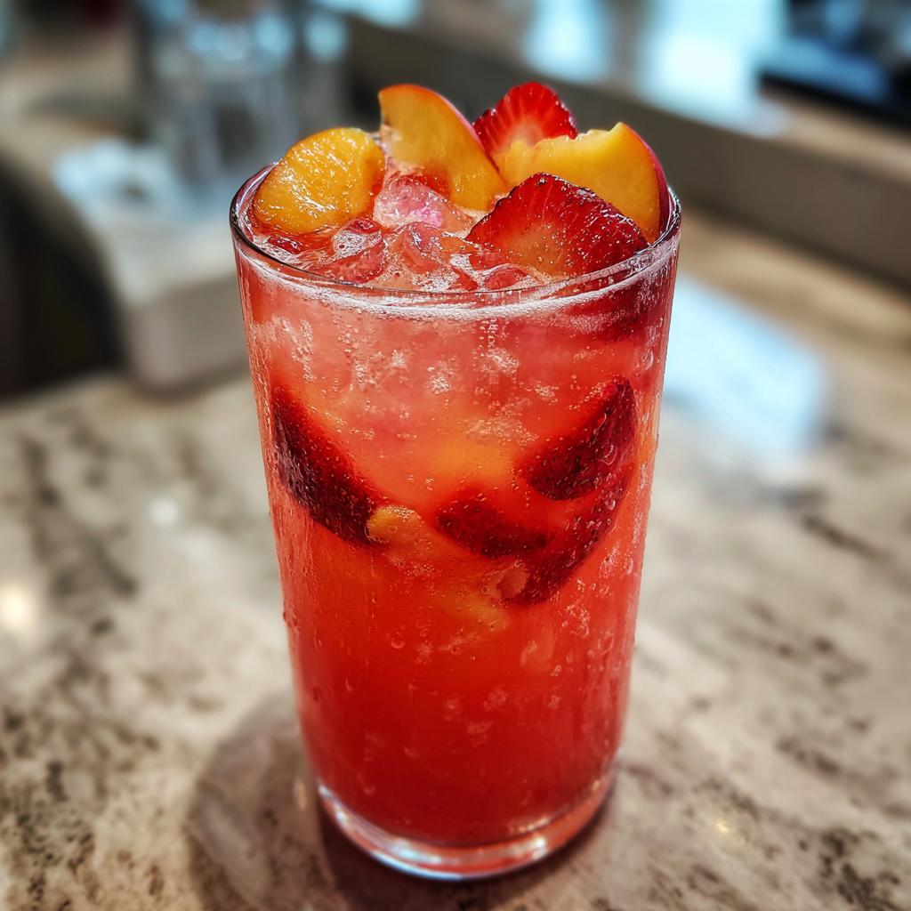 Peach Strawberry Lemonade - detail 1