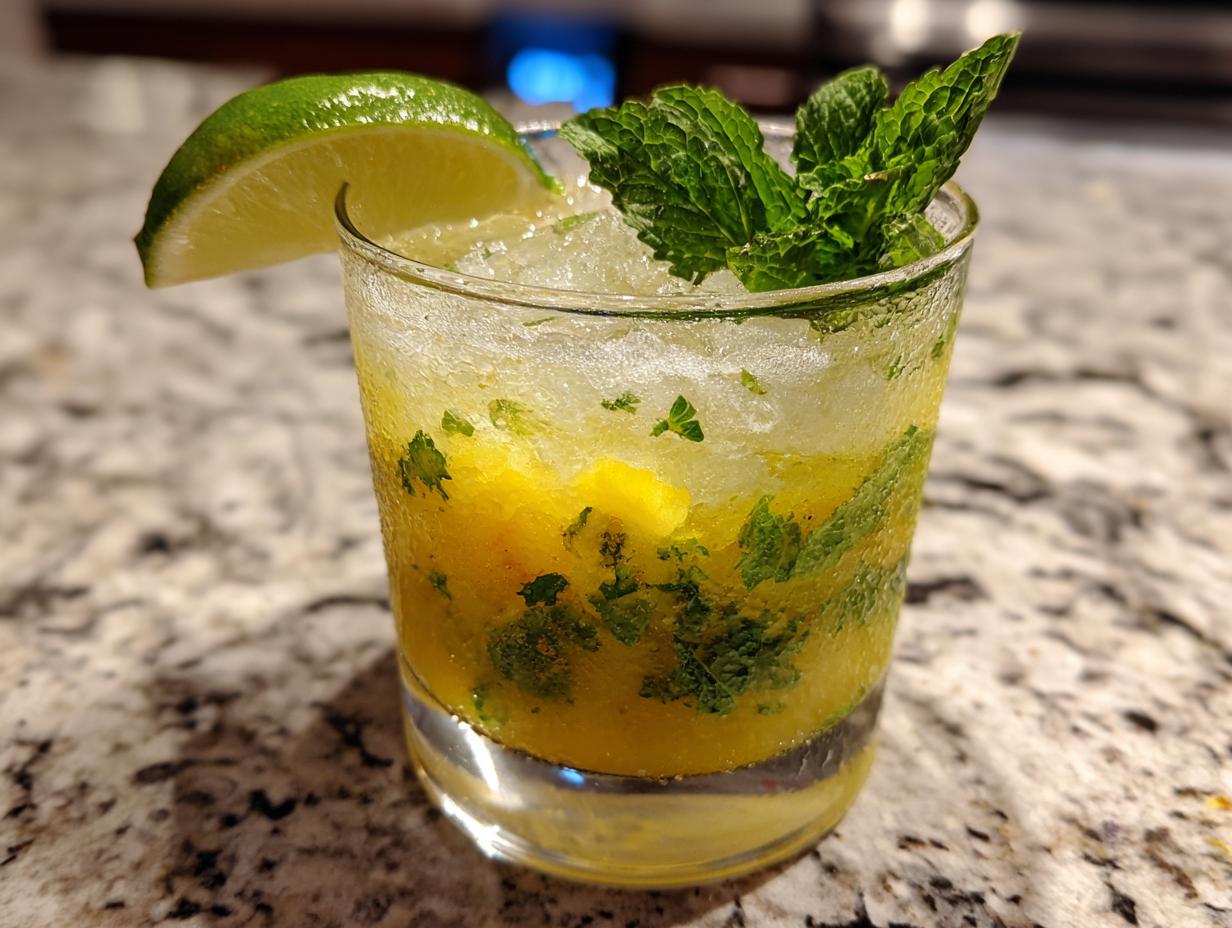 Brilliant Pineapple Coconut Mojito Mocktail
