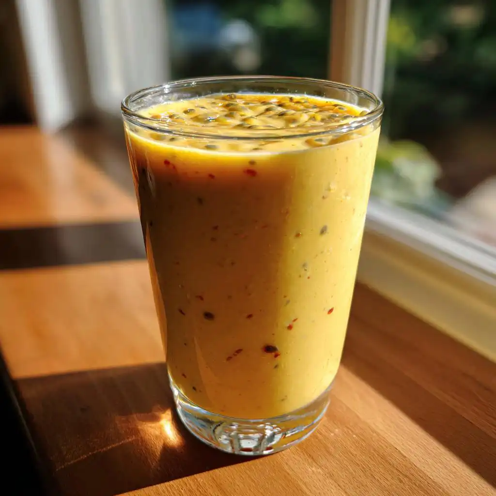 Pineapple Passionfruit Coconut Smoothie - detail 1