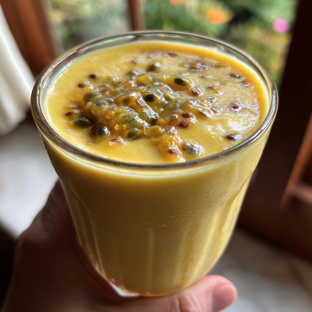 Pineapple Passionfruit Coconut Smoothie - detail 2