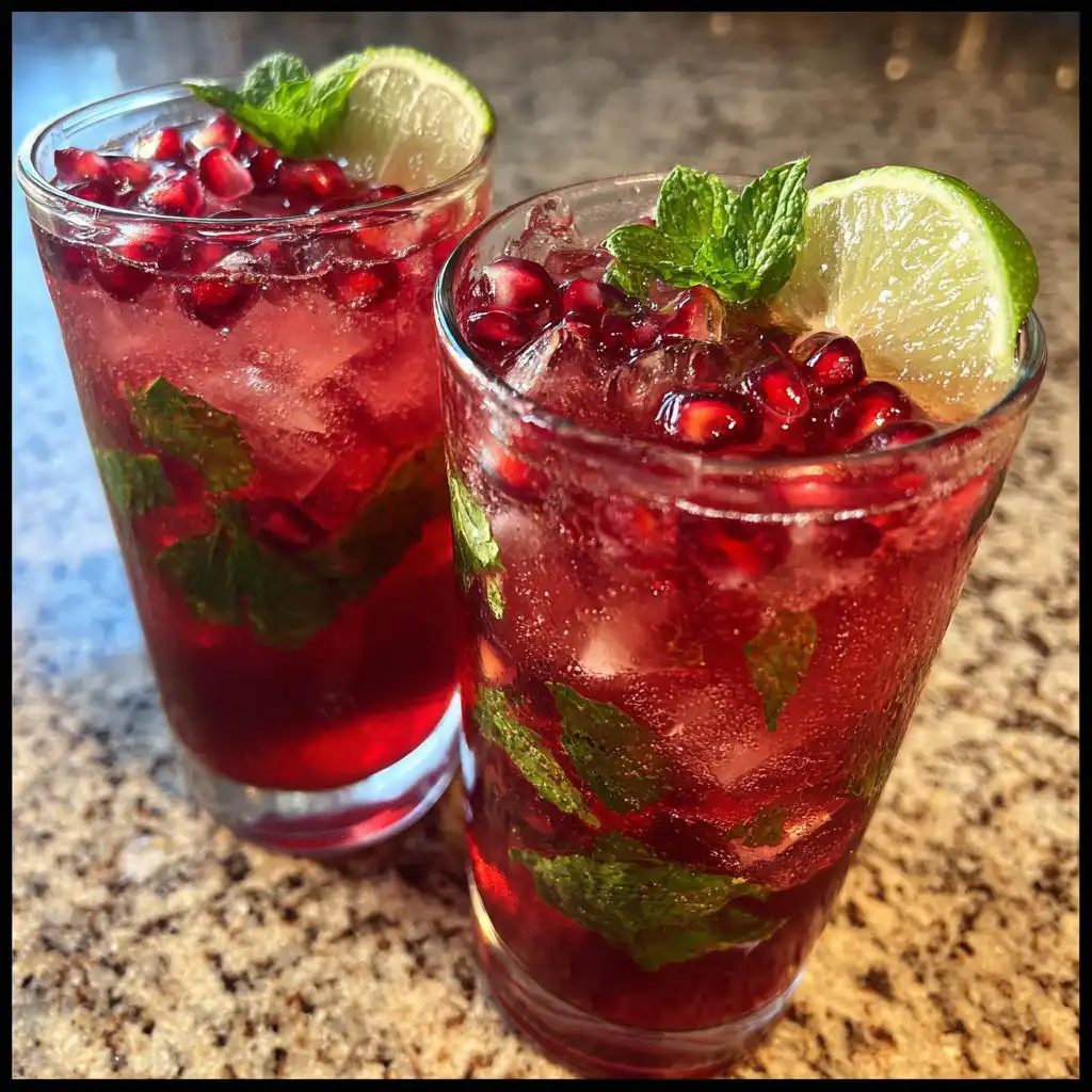 Pomegranate Mojitos - detail 2