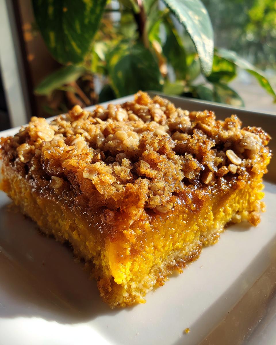 Pumpkin Oatmeal Dump Cake - detail 1