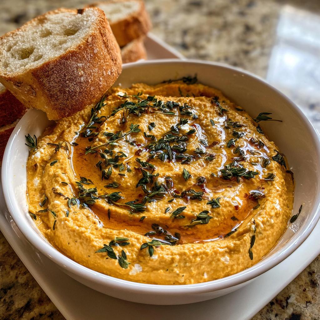 Pumpkin Whipped Feta Dip - detail 1