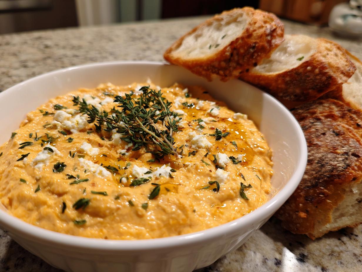 Pumpkin Whipped Feta Dip: 3 secrets