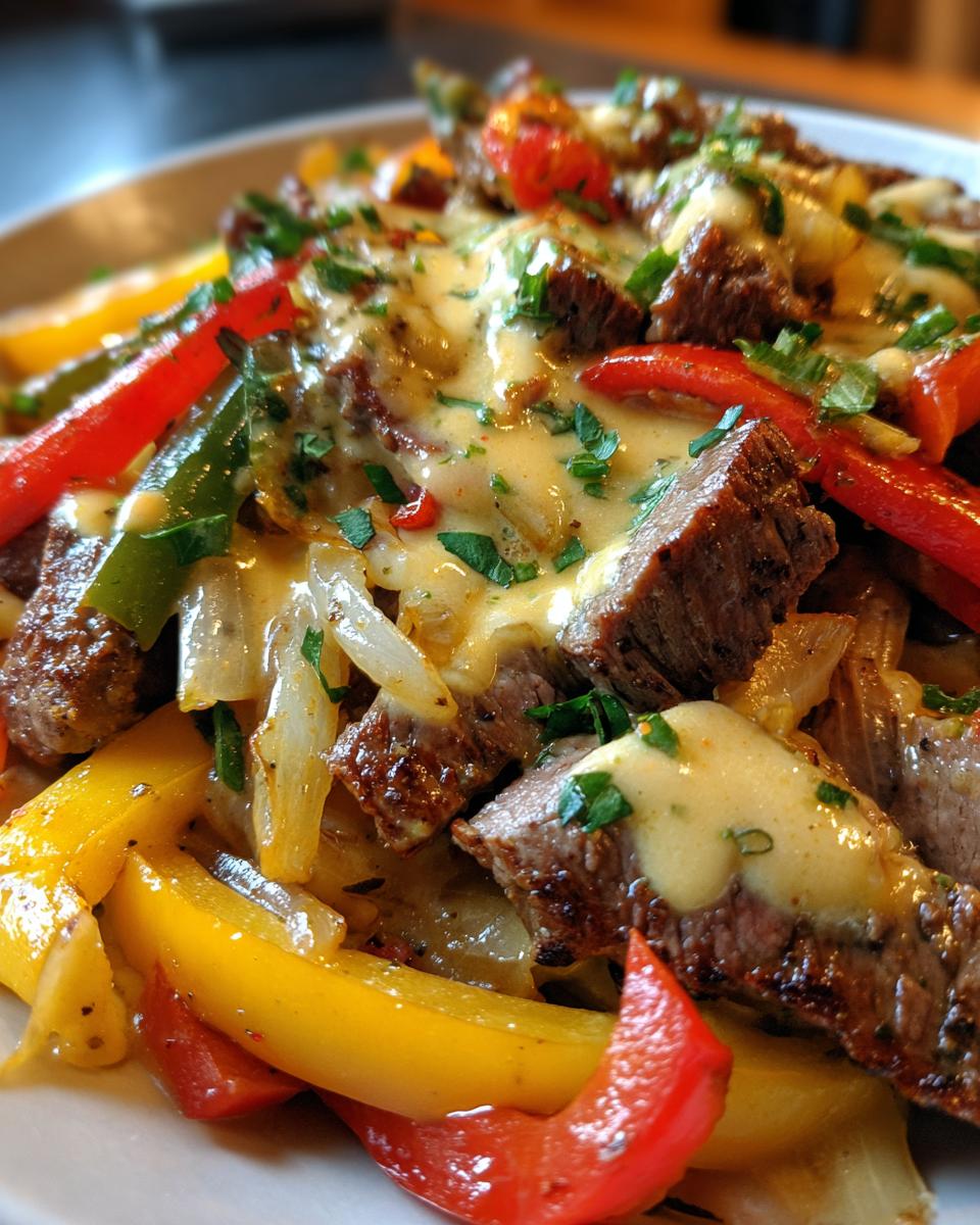 Queso Steak Fajita Skillet - detail 1