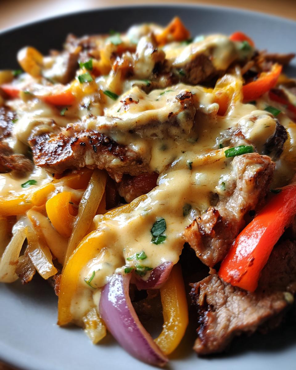 Queso Steak Fajita Skillet - detail 2