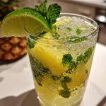 Refreshing Pineapple Coconut Mojito Mocktail