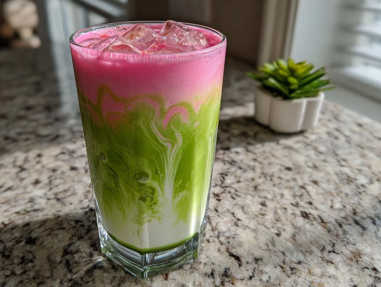 Strawberry Matcha Latte: 1 Delicious Sip