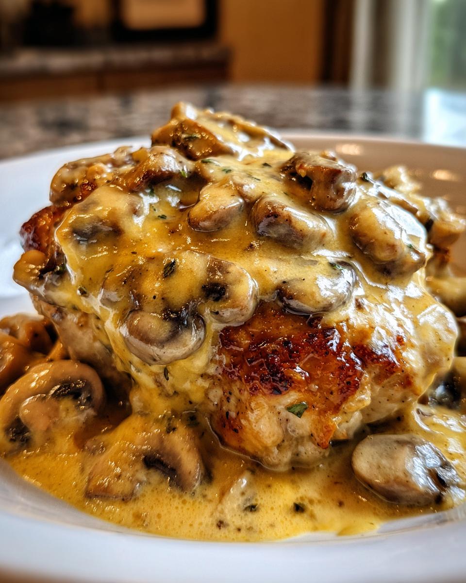 Texas Roadhouse Smothered Chicken - detail 2