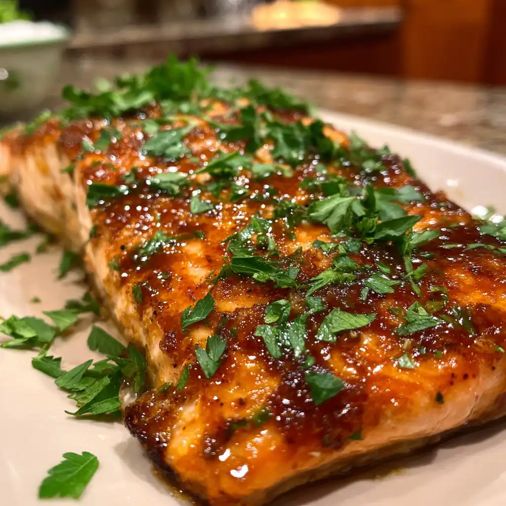 Texas Roadhouse Style Baked Salmon - detail 1