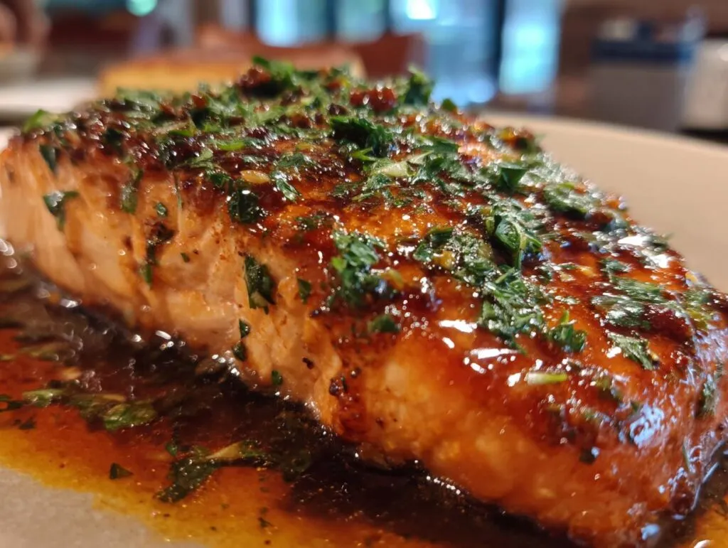 Texas Roadhouse Style Baked Salmon