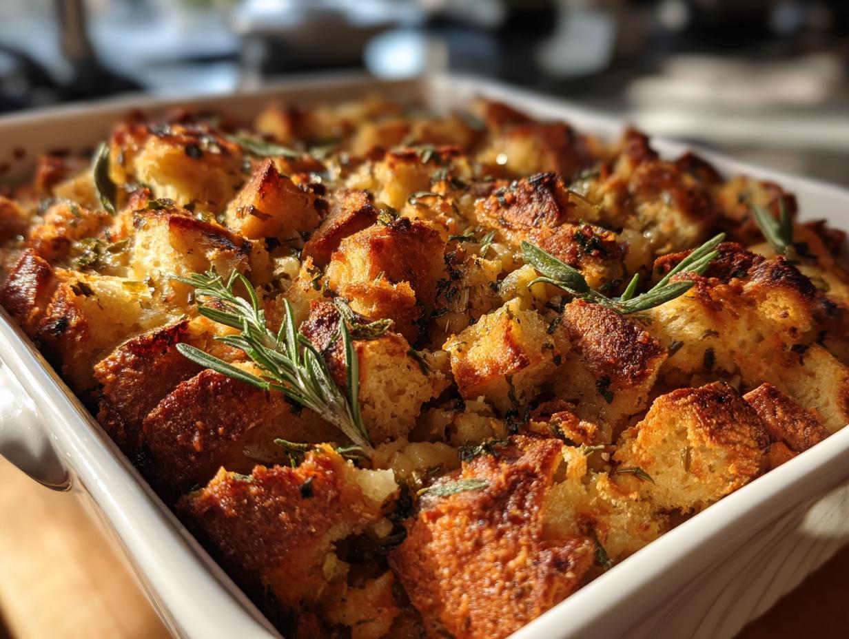Dreamy Thanksgiving Stuffing Recipe: 10 cups