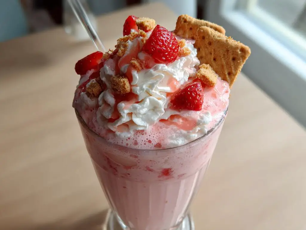 strawberry shortcake milkshake