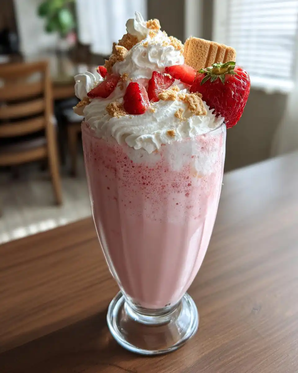 strawberry shortcake milkshake - detail 2